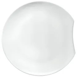 VEGA Teller Contrast flach; 25 cm (Ø); weiss; rund; 6 Stück / Pack
