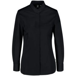 JOBELINE Damen Kochjacke Marco Langarm; Kleidergrösse 42; schwarz