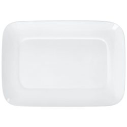 PULSIVA Servierplatte Tila; 23x16x2 cm (LxBxH); weiss; rechteckig; 6 Stück / Pack