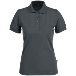 JOBELINE Damen Poloshirt Fly Kurzarm; Kleidergrösse 3XL; graphit