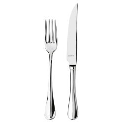 PULSIVA Steakbesteck-Set Paris 24-teilig; silber, Griff silber; 12 Set / Pack