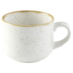 Churchill Tasse Stonecast Barley White stapelbar; 220 ml, 7 cm (H); weiss/braun; rund; 12 Stück / Pack