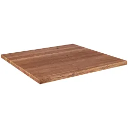 VEGA Indoor-Tischplatte Torres quadratisch; 70x70x3 cm (LxBxH); eiche antik/braun; quadratisch