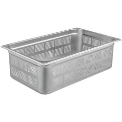 VEGA GN-Behälter Premium gelocht 1/1; GN 1/1, 19000 ml, 53x32.5x15 cm (LxBxT); silber