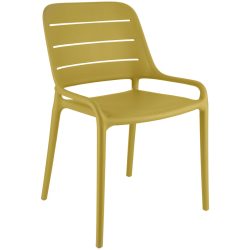 PULSIVA Kunststoffstuhl Rylon; 52x51.5x82.5 cm (BxTxH); karamell; 4 Stück / Pack