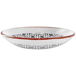VEGA Glasschale  Edora; 500 ml, 18.5 cm (Ø); weiss/schwarz; 6 Stück / Pack