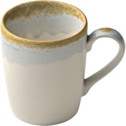 HEART&SOUL Becher Perfect Match Breeze; 250 ml, 7.5x9.5 cm (ØxH); gold/hellblau/weiss; rund; 6 Stück / Pack