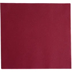 GARCIA DE POU Serviette Arla 1/4 Falz; 40x40 cm (BxL); bordeaux; 50 Stück / Pack