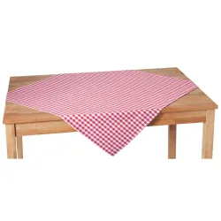 PULSIVA Mitteldecke Don; 80x80 cm (BxL); rot/weiss; quadratisch; 5 Stück / Pack