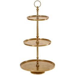 VEGA Etagere Gloria; 45x86.5 cm (ØxH); gold