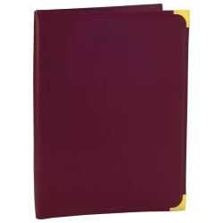 PULSIVA Speisekarte Veta DIN A4; DIN A4, 25.5x33 cm (BxH); bordeaux/gold