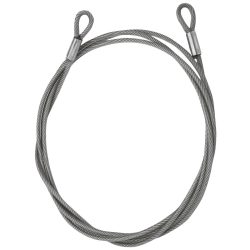 VEGA Drahtseil Diebstahlsicherung; 600x0.6 cm (LxØ); silber
