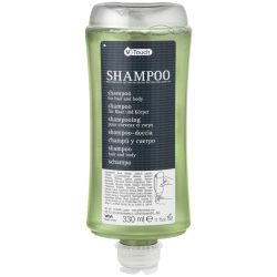 V-Touch Hotel Shampoo und Duschgel Silver im Spendersystem; 330 ml; anthrazit/grau; 24 Stück / Pack