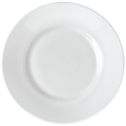 PULSIVA Teller Eco flach; 19 cm (Ø); weiss; rund; 6 Stück / Pack