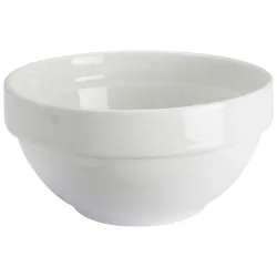 PULSIVA Vorteilspack Porzellan-Schüssel Sao Paulo 42-teilig; 350 ml, 12x6 cm (ØxH); weiss; rund; 42 Stück / Pack