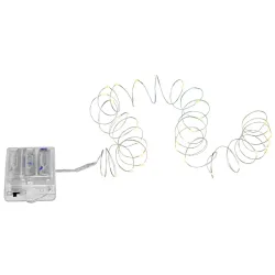LED-Lichterkette Ananda; 330 cm (L); transparent; 2 Stück / Pack