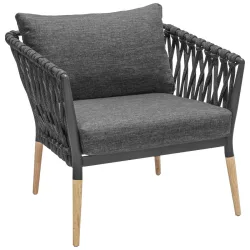 VEGA Outdoor Lounge Sessel Asola; 81x80x76 cm (BxTxH); anthrazit