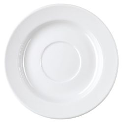 PULSIVA Espresso-Untertasse Rondon; 12 cm (Ø); weiss; rund; 6 Stück / Pack
