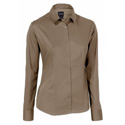 JOBELINE Damen Bluse Cecaria Langarm; Kleidergrösse 48; taupe