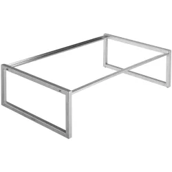 VEGA Tischgestell Torresso GN 1/1 hoch; GN 1/1, 59.4x36x16 cm (LxBxH); silber; rechteckig