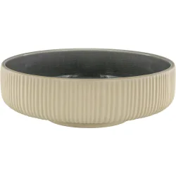 Playground Schüssel Nara Relief; 1460 ml, 21x7 cm (ØxH); grau; 6 Stück / Pack