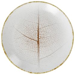 VEGA Teller flach Pianta; 20.5 cm (Ø); weiss/braun; rund; 6 Stück / Pack