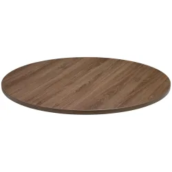 VEGA Indoor-Tischplatte Maliana rund; 60 cm (Ø); eiche/braun/grau; rund