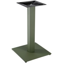 VEGA Indoor Tischgestell Fino eckig; 43x43x72 cm (BxLxH); oliv; quadratisch