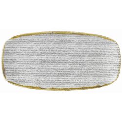Churchill Chefs Oblong Platte Studio Prints Stone Grey; 29.8x15.3 cm (LxB); hellgrau/braun; rechteckig; 12 Stück / Pack