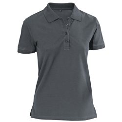 JOBELINE Damen Poloshirt Cato Kurzarm; Kleidergrösse L; graphit