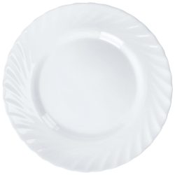 Arcoroc Teller Trianon flach; 24.5 cm (Ø); weiss; rund; 6 Stück / Pack