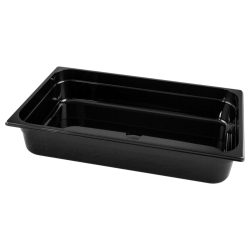 VEGA GN-Behälter Nero 1/1; GN 1/1, 13300 ml, 53x32.5x10 cm (LxBxT); schwarz