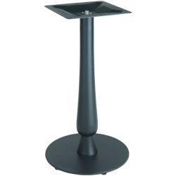 VEGA Indoor Tischgestell Barock rund; 43x72 cm (ØxH); schwarz; rund