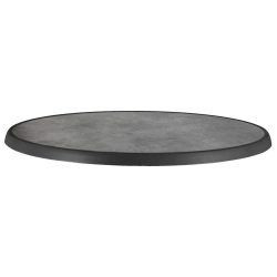 PULSIVA Tischplatte Sevelit rund; 60 cm (Ø); beton; rund