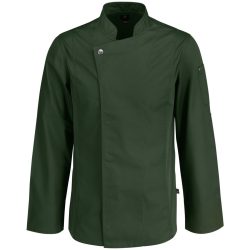 JOBELINE Herren Kochjacke Carter Langarm; Kleidergrösse 60; dunkeloliv