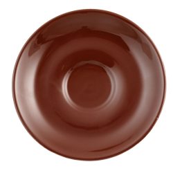 PULSIVA Espresso-Untertasse Joy 2.0; 12.5 cm (Ø); braun; rund; 6 Stück / Pack