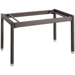 VEGA Tischgestell Metropolitan; 130x80x75 cm (LxBxH); dunkeltaupe; rechteckig