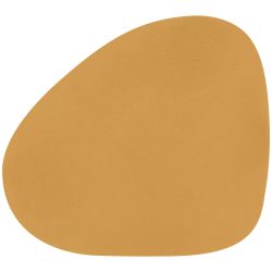 ERWIN M. Tischset Kaja organisch; 37x41 cm (BxL); senf; oval; 4 Stück / Pack