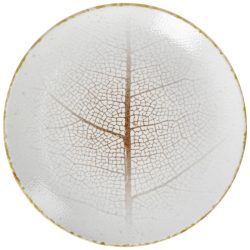 VEGA Teller flach Pianta; 24.5 cm (Ø); weiss/braun; rund; 6 Stück / Pack