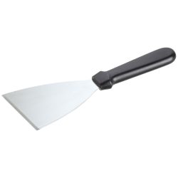 PULSIVA Bratenspachtel Basic; Klingenlänge 10 cm, 24.5x11.8 cm (LxB); silber/schwarz