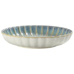 VEGA Teller tief Flora; 300 ml, 23x4.6 cm (ØxH); blau/beige; rund; 4 Stück / Pack