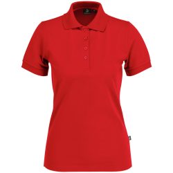JOBELINE Damen Poloshirt Fly Kurzarm; Kleidergrösse 2XL; rot