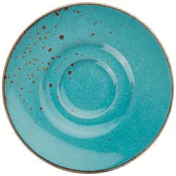 VEGA Espresso-Untertasse Palana; 12.4 cm (Ø); türkis; rund; 6 Stück / Pack