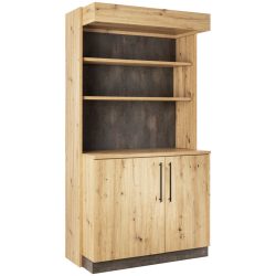 VEGA Servicestation Baristo Classic, mit Drehtüren; 115x62x216 cm (BxTxH); wildeiche, Griff schwarz