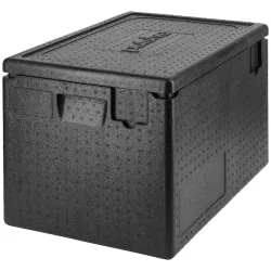 PULSIVA Thermobox Eco 1/1 GN mit Griffen; 61000 ml, 60x40x41 cm (LxBxH); schwarz