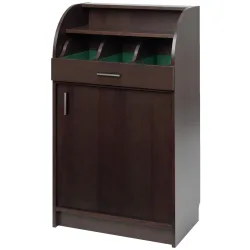 VEGA Besteckschrank Aldeno schmal; 62x38x105 cm (BxTxH); braun