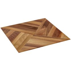VEGA Speisenbrett Carbo; 28.2x28.2x1.9 cm (LxBxH); nussbaum; konisch