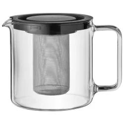 Bohemia Cristal Teekanne Evita; 1300 ml, 13.5x13.5 cm (ØxH); transparent; rund
