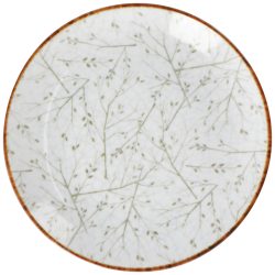 VEGA Teller flach Eden; 24.5 cm (Ø); weiss/beige; rund; 6 Stück / Pack