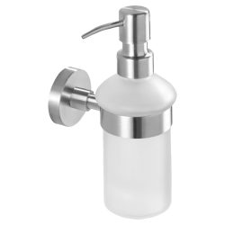 Wenko Seifenspender Hudson; 250 ml, 7x18x11 cm (BxHxT); edelstahl